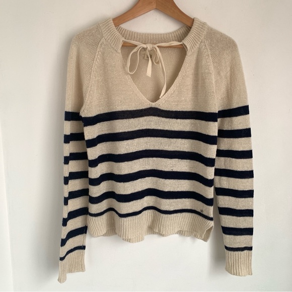 Denim & Supply Ralph Lauren Striped Linen Sweater - Picture 2 of 7
